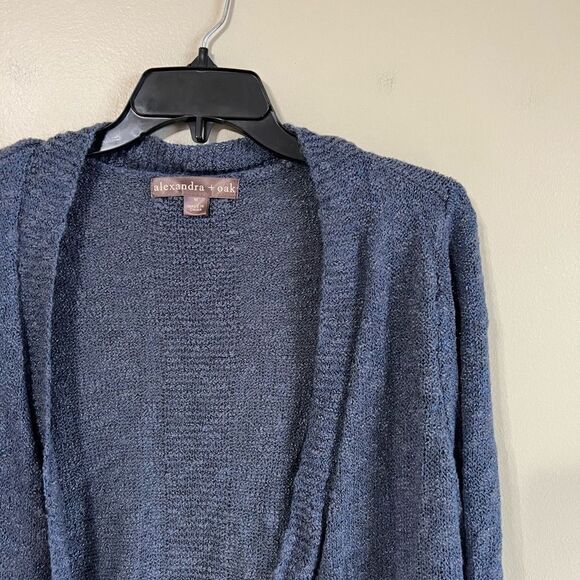 Alexandra & oak blue cardigan M - Picture 2 of 4